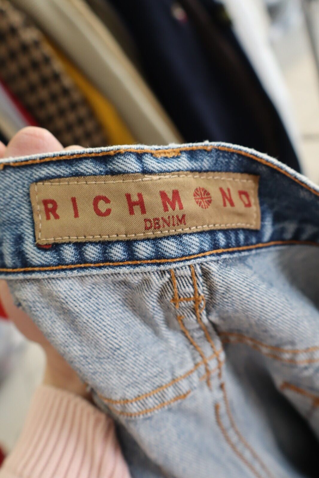 RICHMOND JEANS PANTALONE UOMO CASUAL W36 MAN VINTAGE PANTS DENIM
