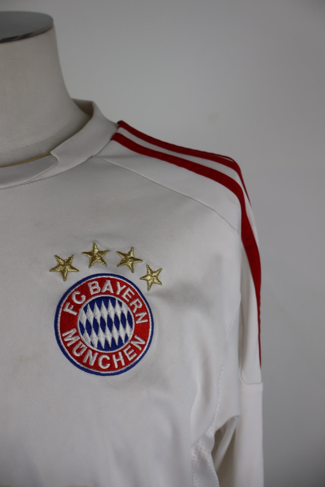 ADIDAS BAYERN MONACO MAGLIA CALCIO UOMO Tg L SOCCER JERSEY TRIKOT T-SHIRT