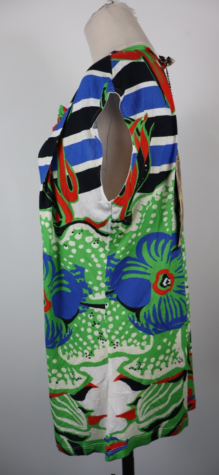 DESIGUAL MAGLIA BLUSA DONNA TG. XL WOMAN CASUAL VINTAGE T-SHIRT  CON TAG