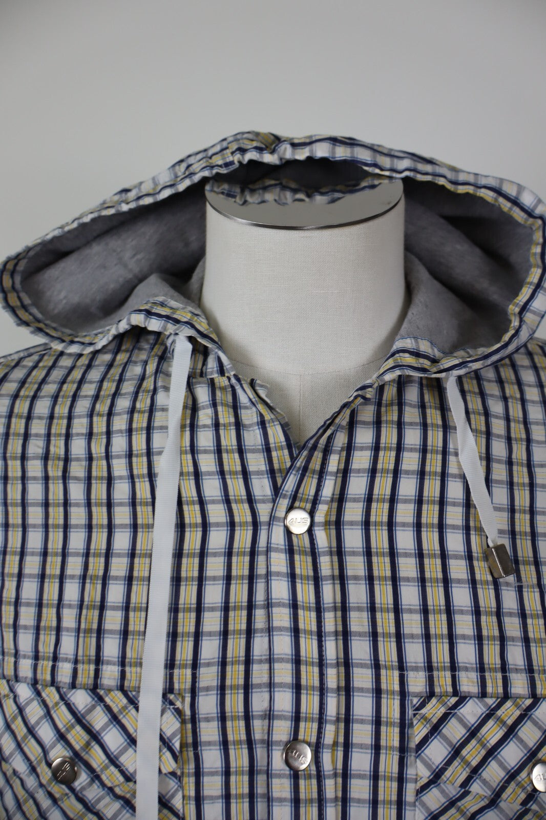 PACIOTTI 4US CAMICIA UOMO COTONE TG. 46 MAN CASUAL VINTAGE COTTON SHIRT