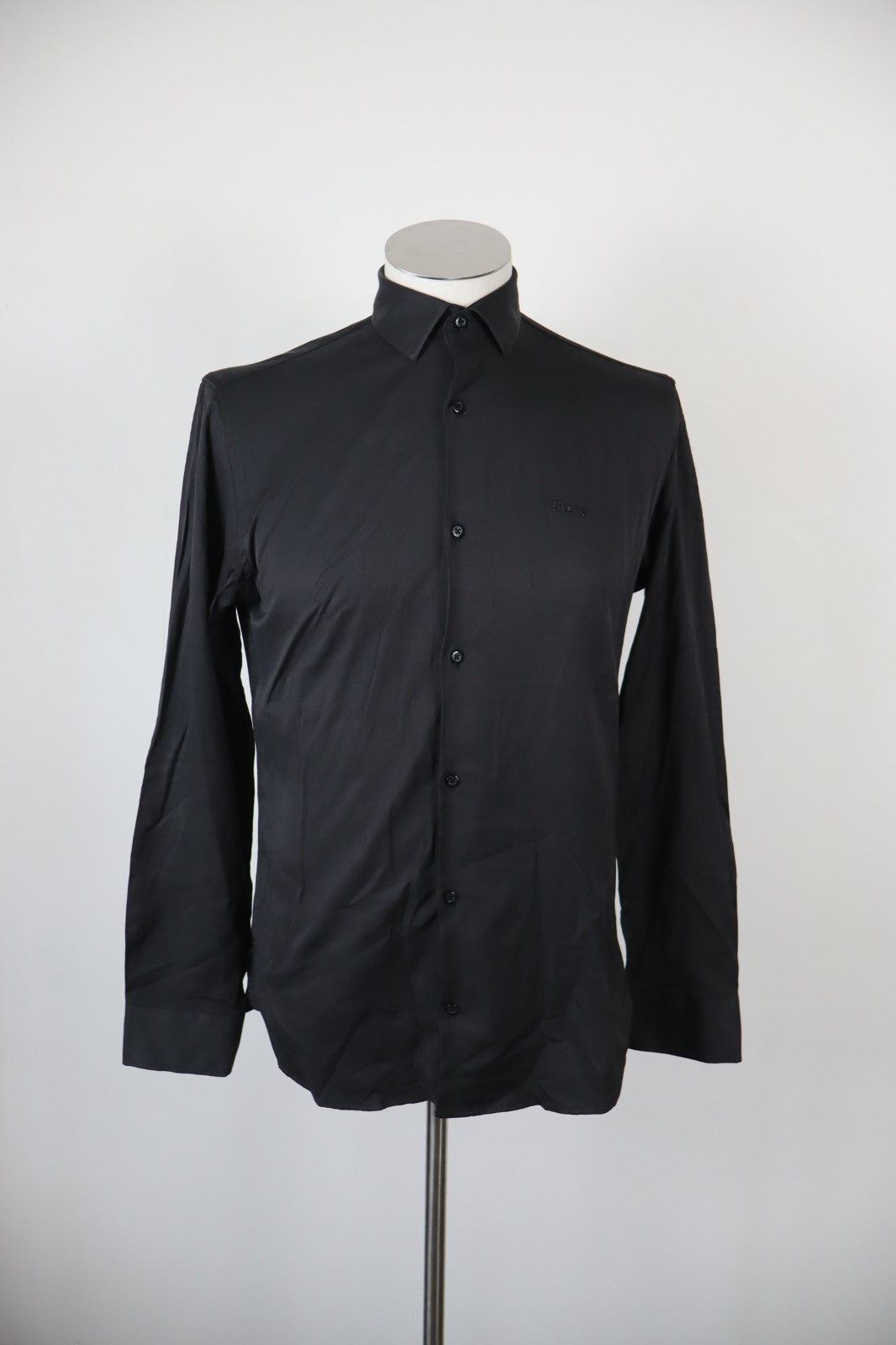 HUGO BOSS CAMICIA COTONE UOMO TG. S MAN CASUAL VINTAGE SHIRT SLIM FIT