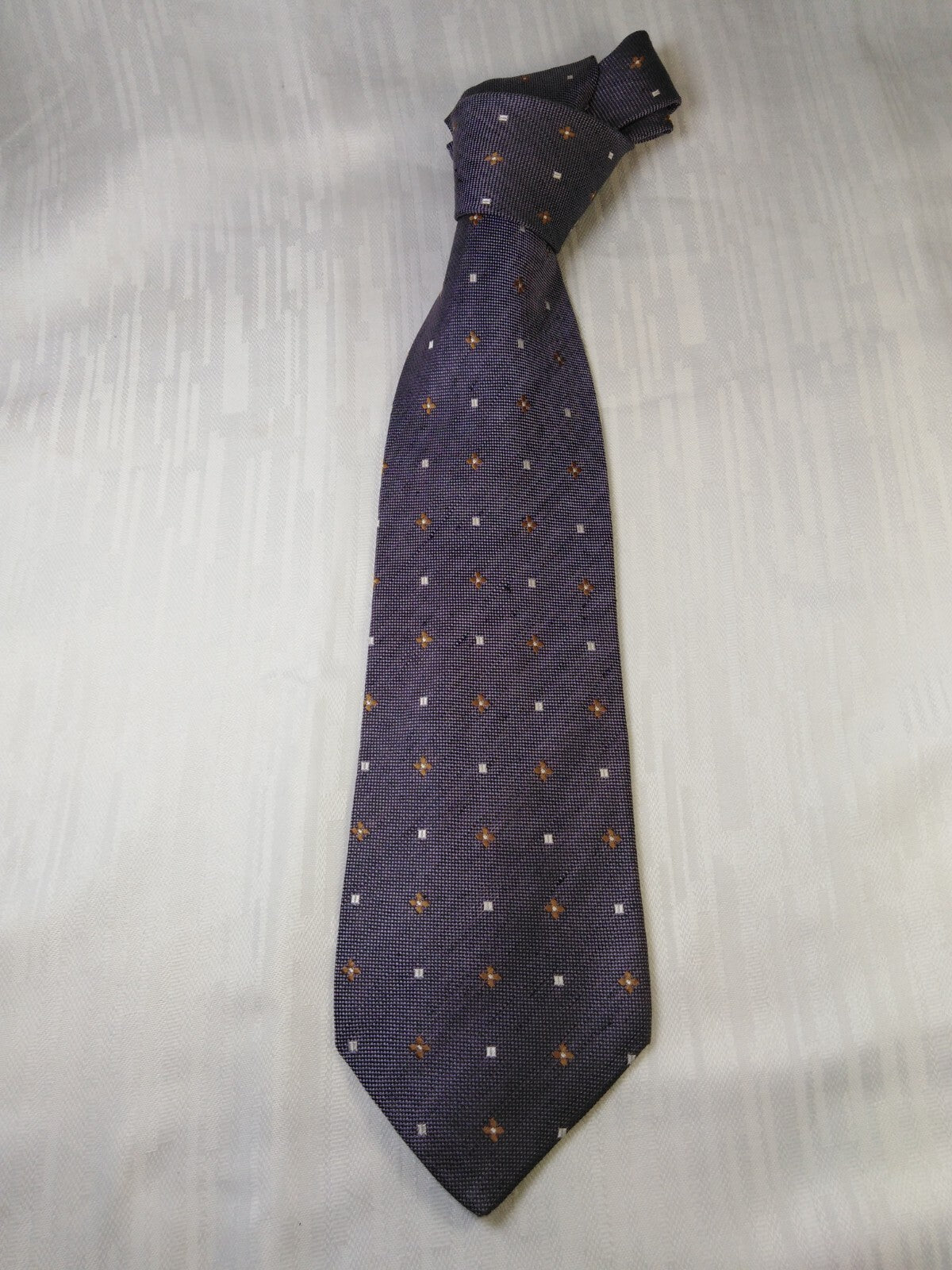 TINO COSMA 100% SETA SILK TIE CRAVATTA NECKTIE ITALY VINTAGE CLASSIC