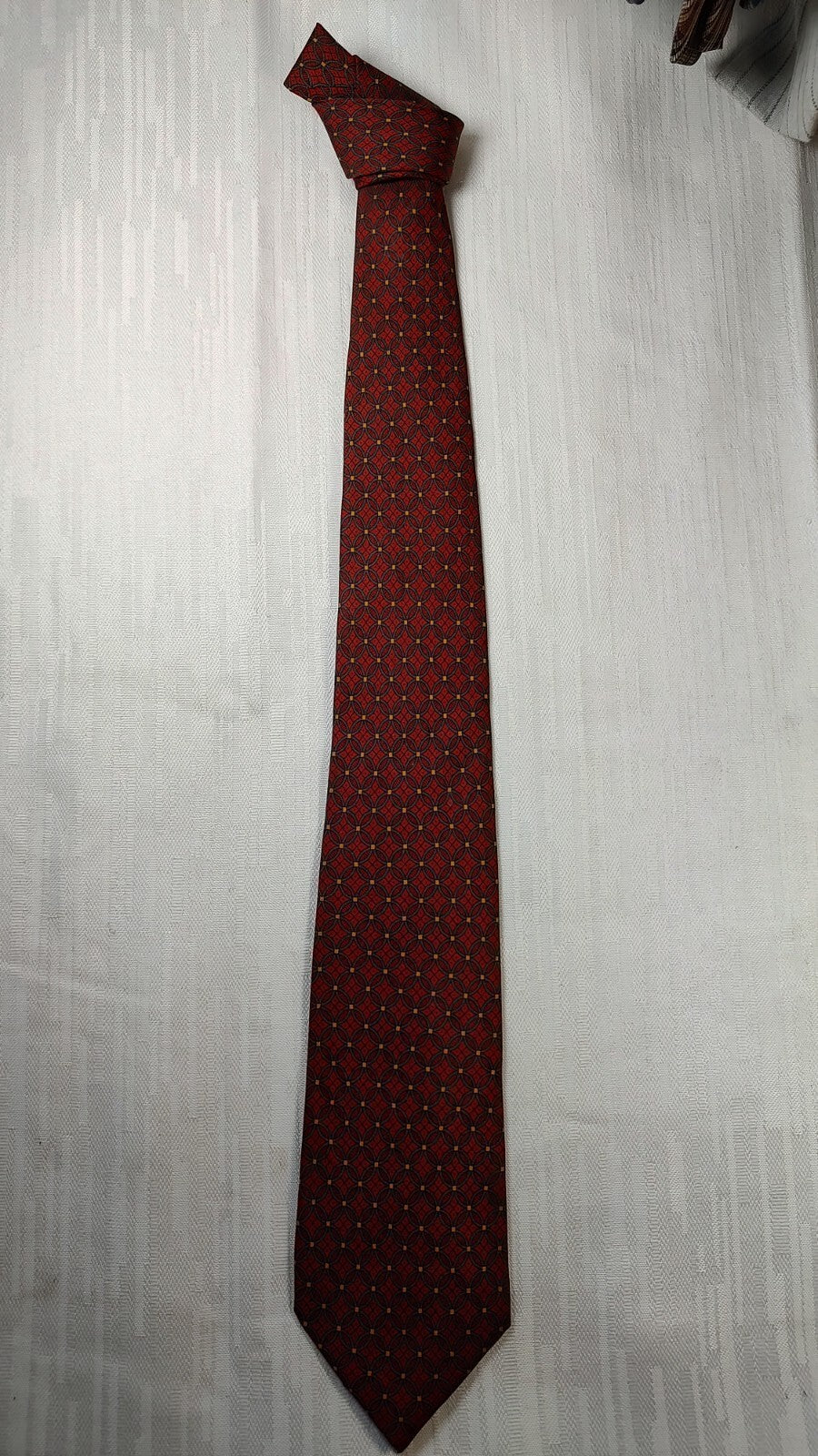 HUBERT MILANO 100%  SILK TIE SETA CRAVATTA NECKTIE MADE IN ITALY CLASSIC