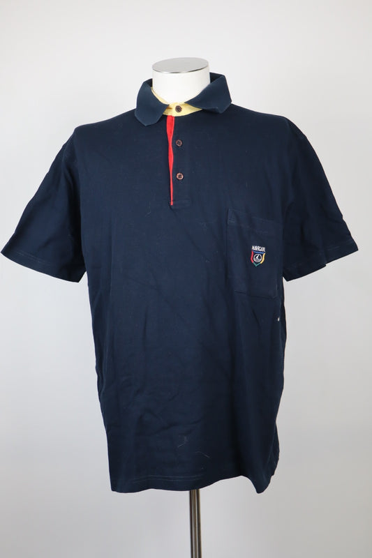 NAVIGARE POLO MAGLIA UOMO TG XL MAN T-SHIRT CASUAL VINTAGE COTONE COTTON