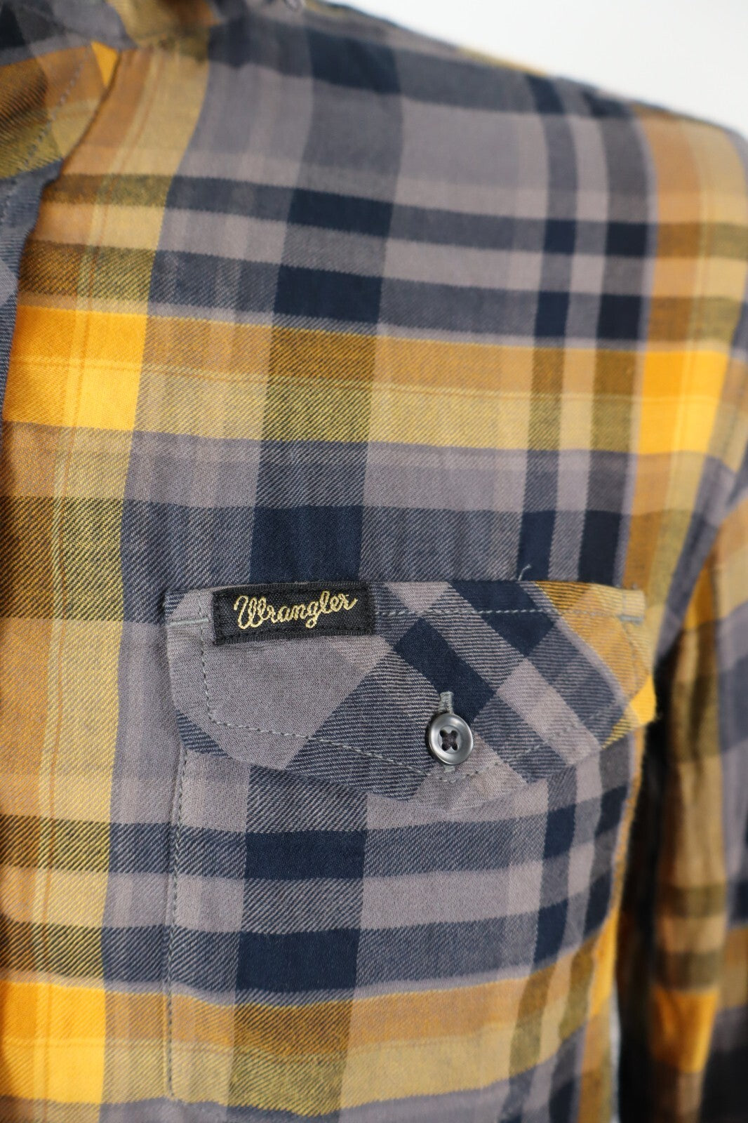 WRANGLER CAMICIA UOMO COTONE TG S MAN CASUAL VINTAGE SHIRT COTONE FLANELLA