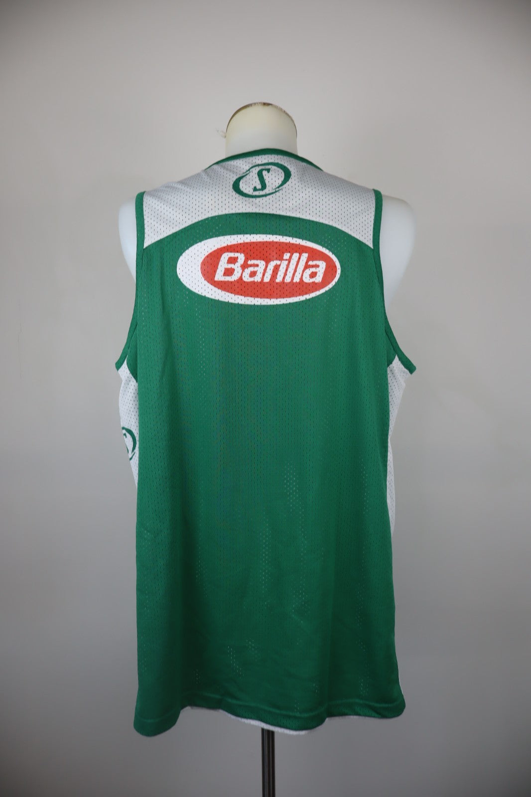 SPALDING ITALIA CANOTTA MAGLIA BASKET UOMO XL T-SHIRT MAN SPORT DOUBLE FACE TAG