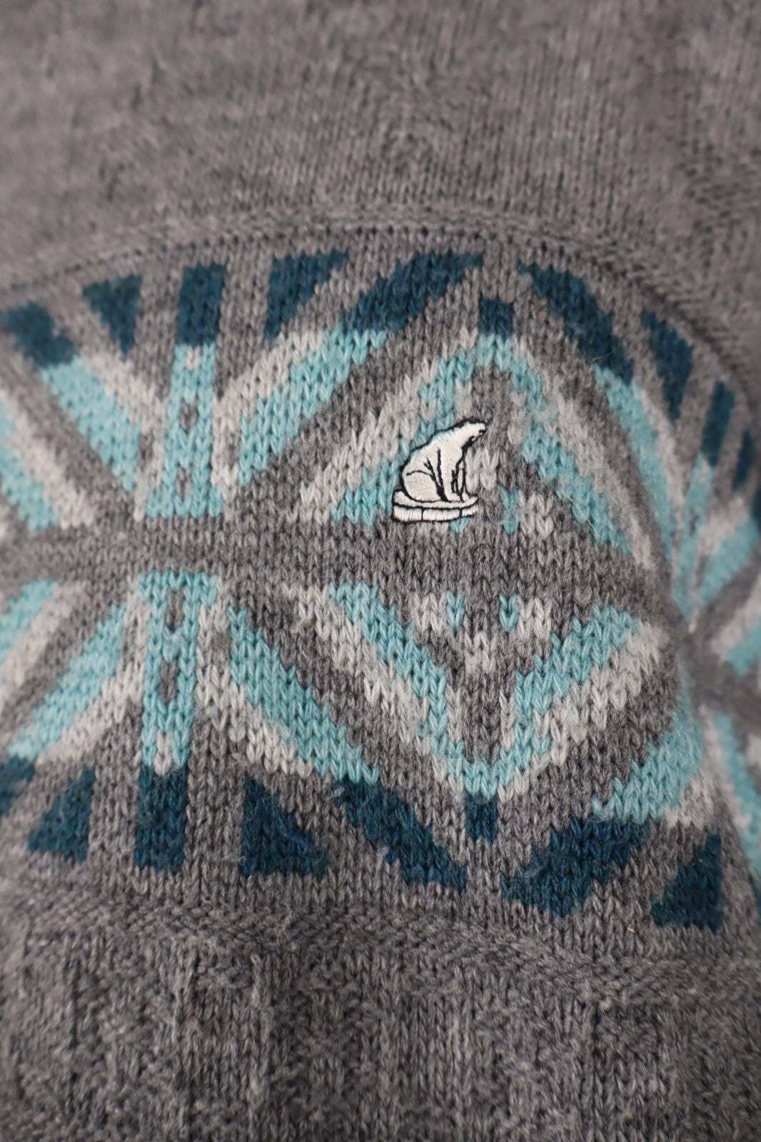 NORTH POLE MAGLIONE LANA WOOL VINTAGE UOMO Tg. 2XL MAN SWEATER CASUAL