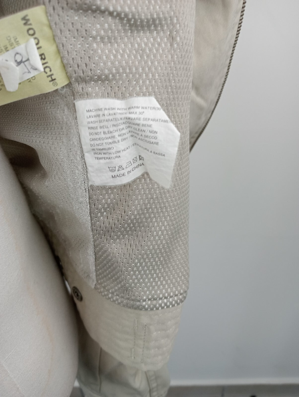 WOOLRICH GIUBBINO LEGGERO GIACCA UOMO Tg M MAN CASUAL VINTAGE JACKET