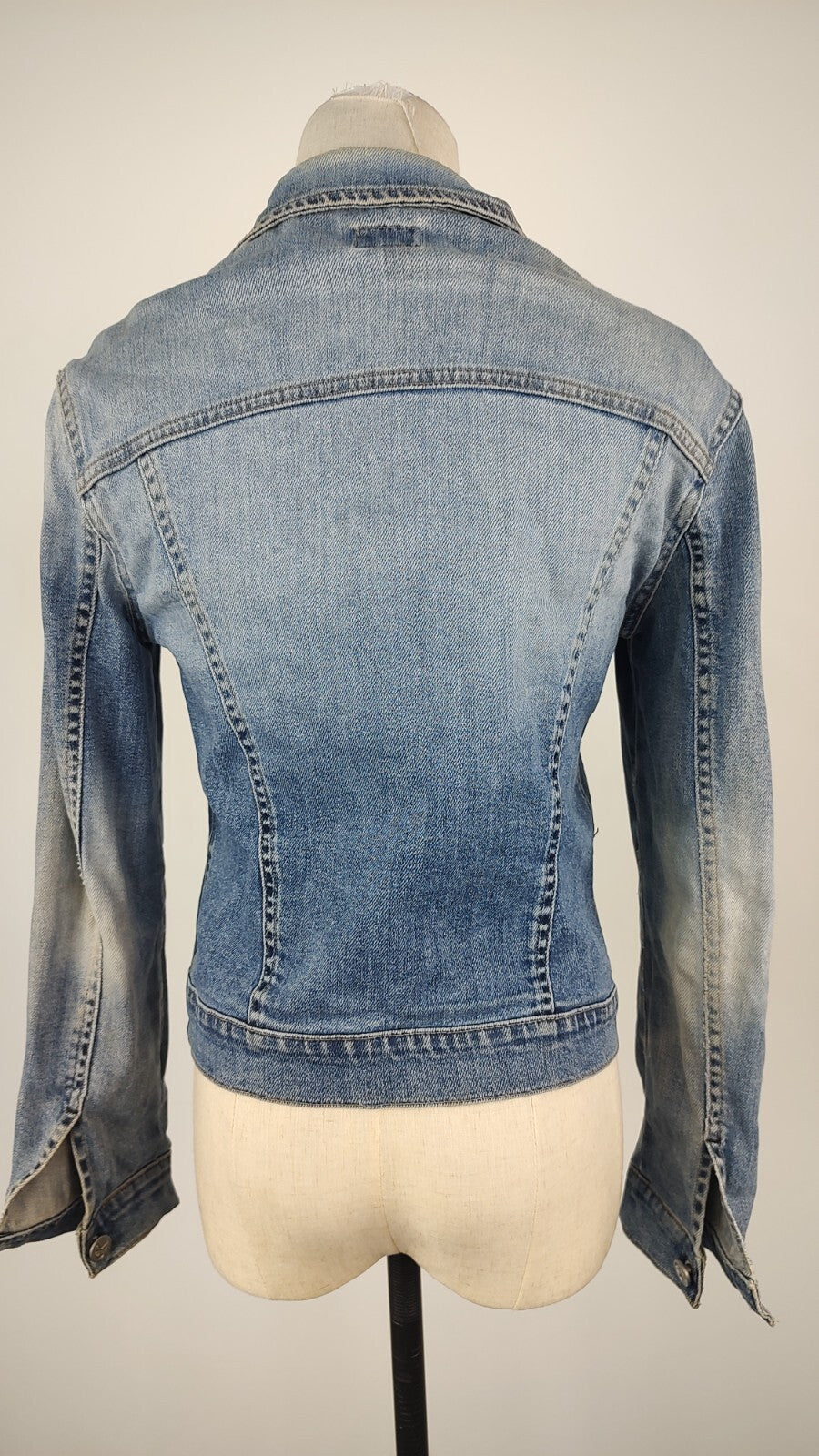 CALVIN KLEIN GIACCA DONNA COTONE Tg S WOMAN CASUAL VINTAGE JACKET COTTON DENIM