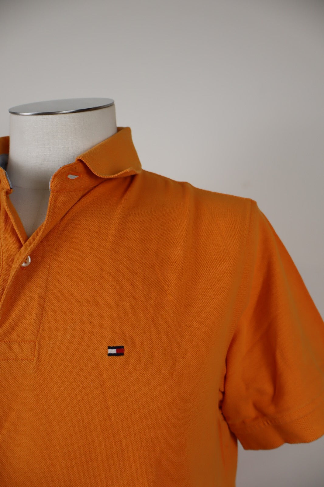 TOMMY HILFIGER MAGLIA UOMO COTONE TG. M MAN COTTON POLO SHIRT CASUAL VINTAGE