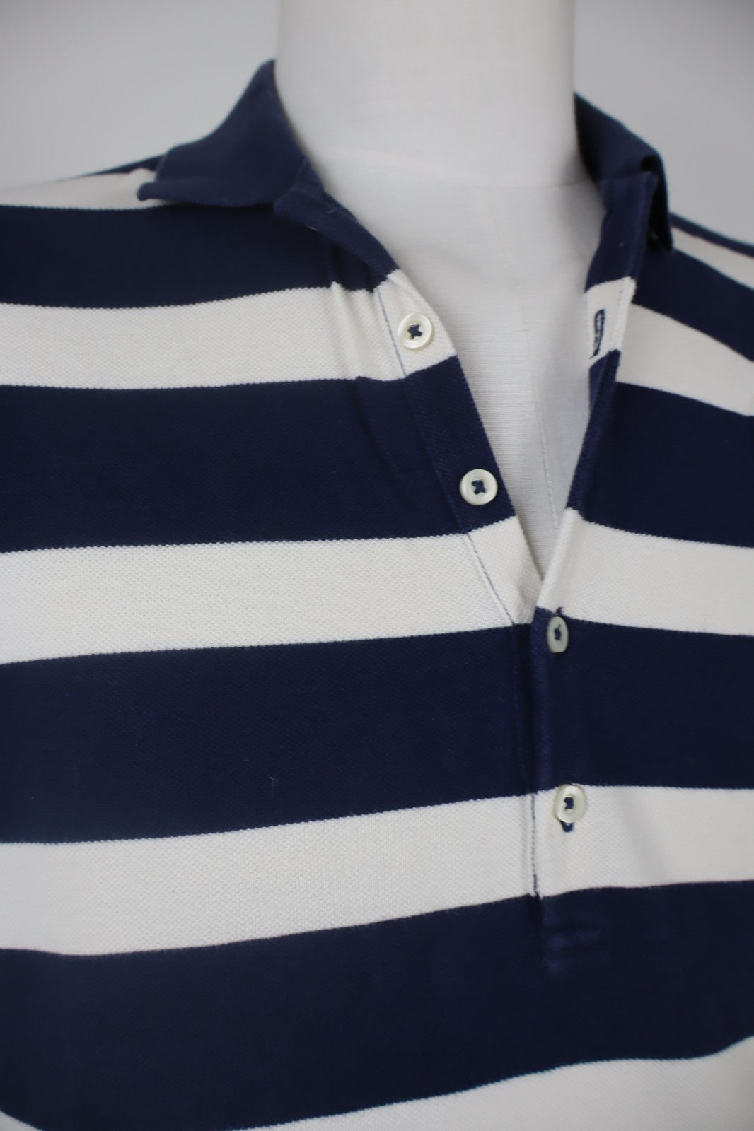 RALPH LAUREN POLO MAGLIA UOMO COTONE XL MAN T- SHIRT CASUAL VINTAGE LOGO A RIGHE