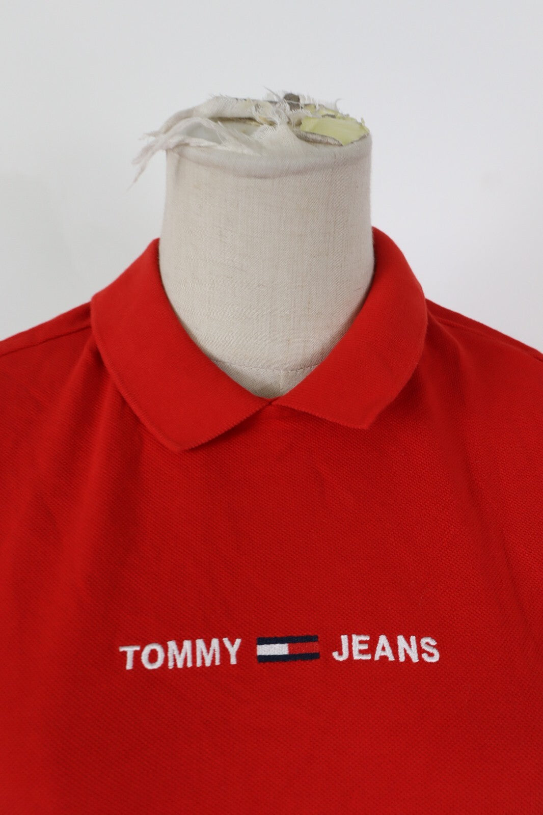 TOMMY HILFIGER JEANS POLO MAGLIA T-SHIRT DONNA COTONE TG S WOMAN CASUAL VINTAGE