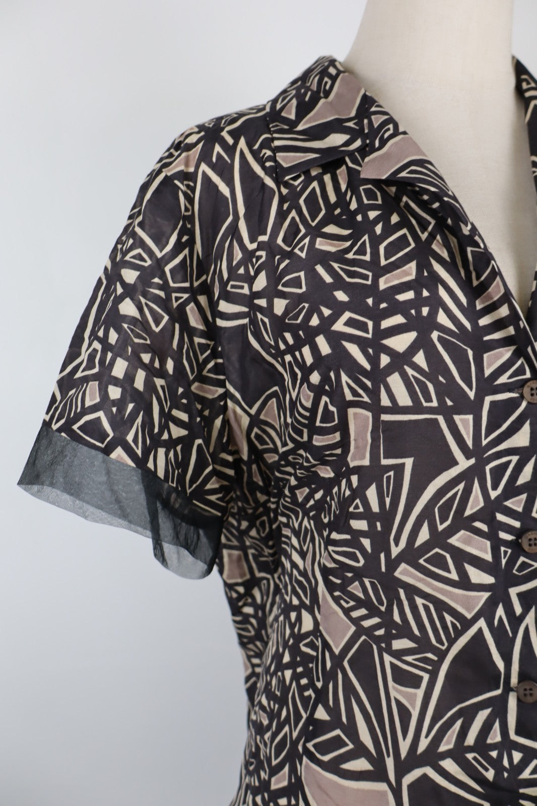 MARINA RINALDI CAMICIA DONNA TG 23 WOMAN SHIRT CASUAL VINTAGE SETA COTONE VELATO