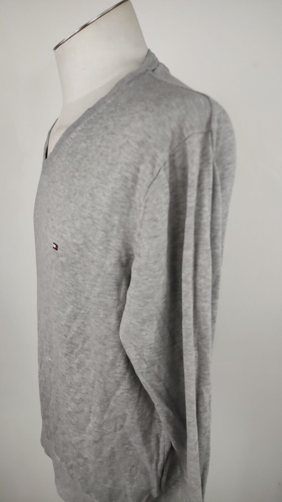 TOMMY HILFIGER MAGLIONE COTONE SETA VINTAGE UOMO 2XL MAN SWEATER CASUAL VINTAGE