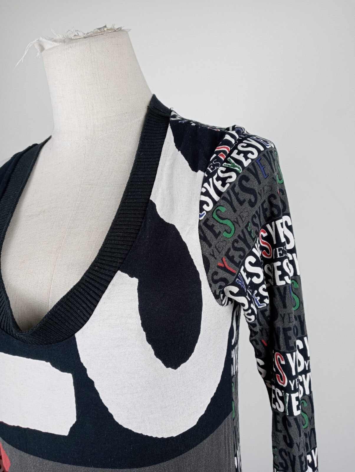 DESIGUAL VESTITO ABITO DONNA TG. XS WOMAN CASUAL VINTAGE DRESS