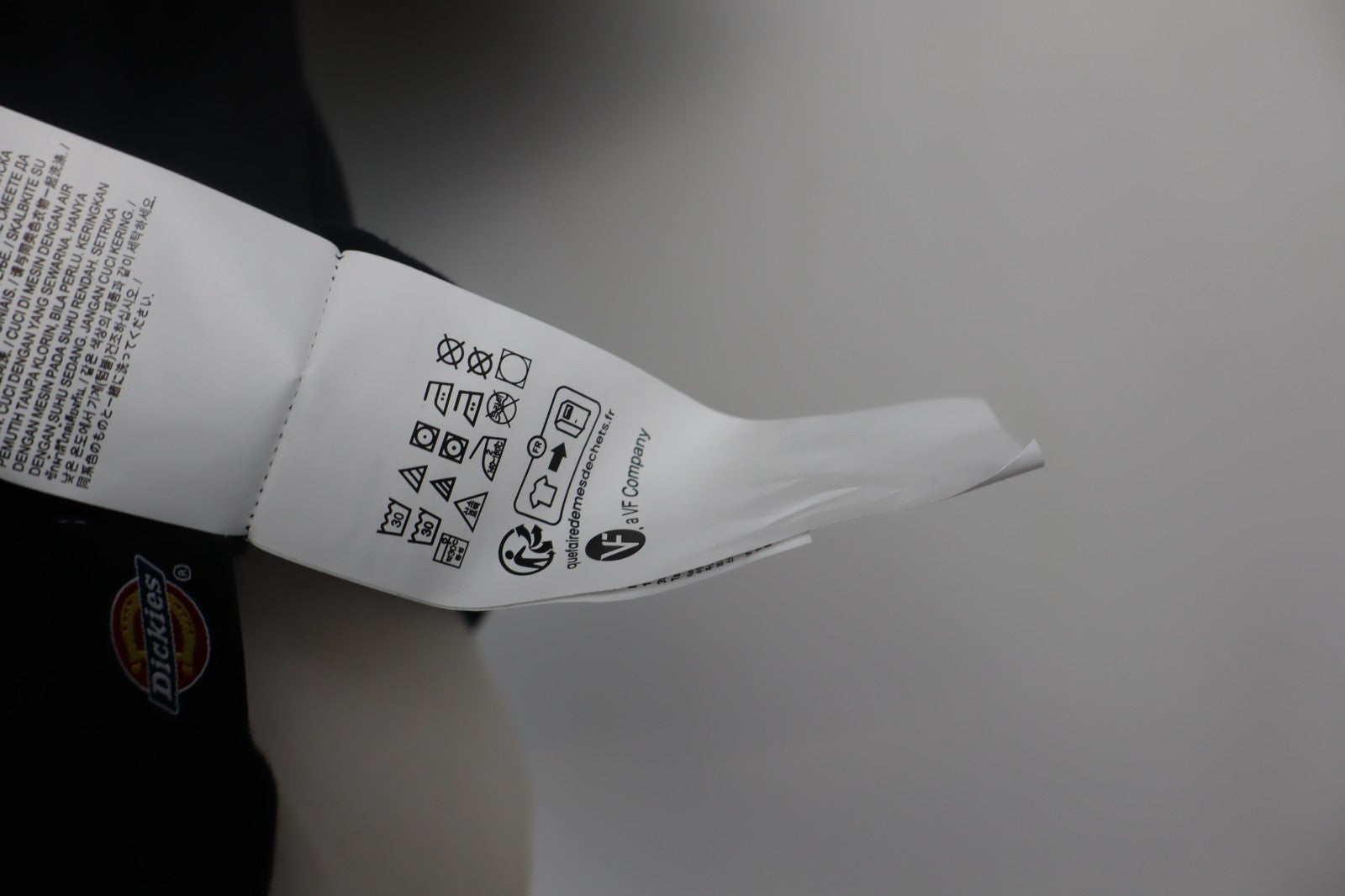 DICKIES MAGLIA UOMO TG XS MAN T-SHIRT CASUAL VINTAGE COTONE COTTON LOGO NERO