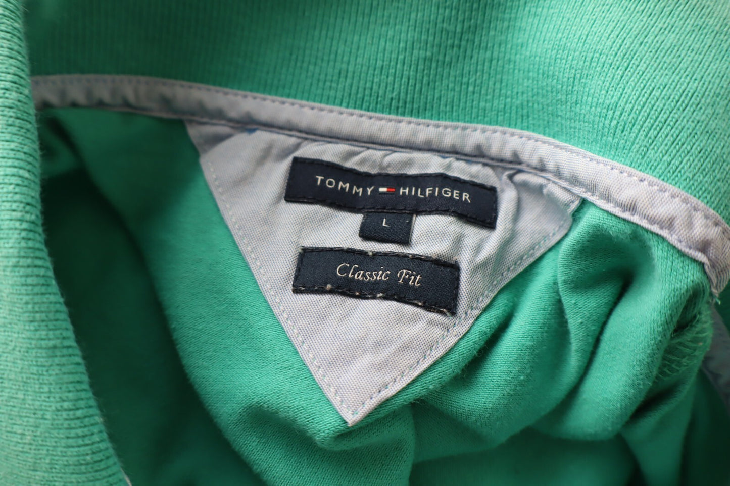 TOMMY HILFIGER POLO MAGLIA DONNA COTONE TG. L WOMAN SHIRT COTTON CASUAL VINTAGE