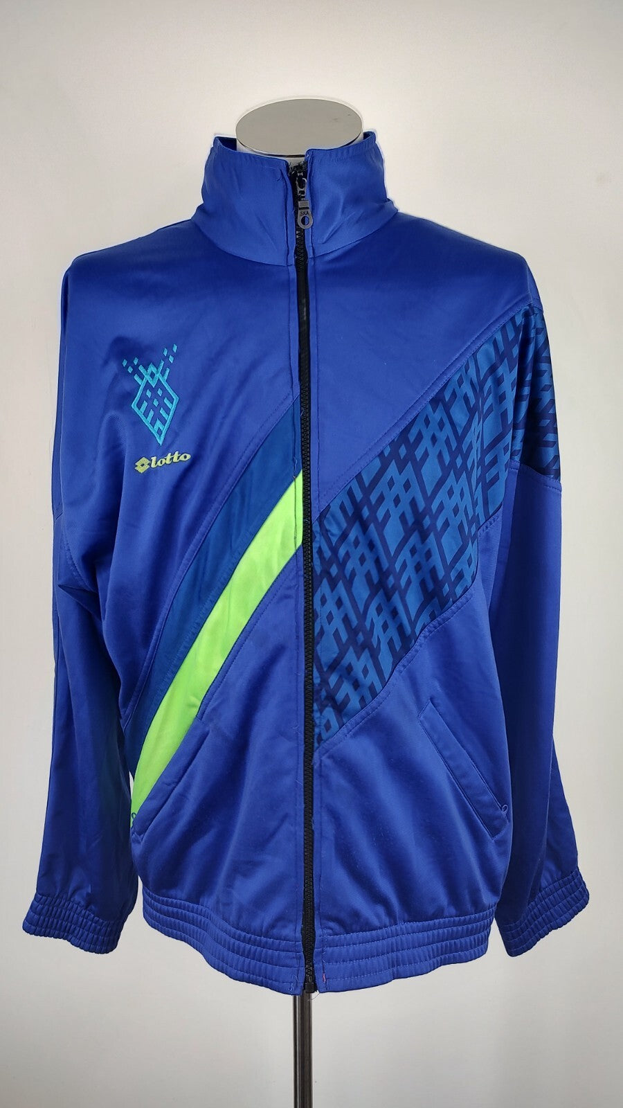 LOTTO TENNIS GIACCA SPORT UOMO Tg M MAN VINTAGE JACKET CASUAL VINTAGE