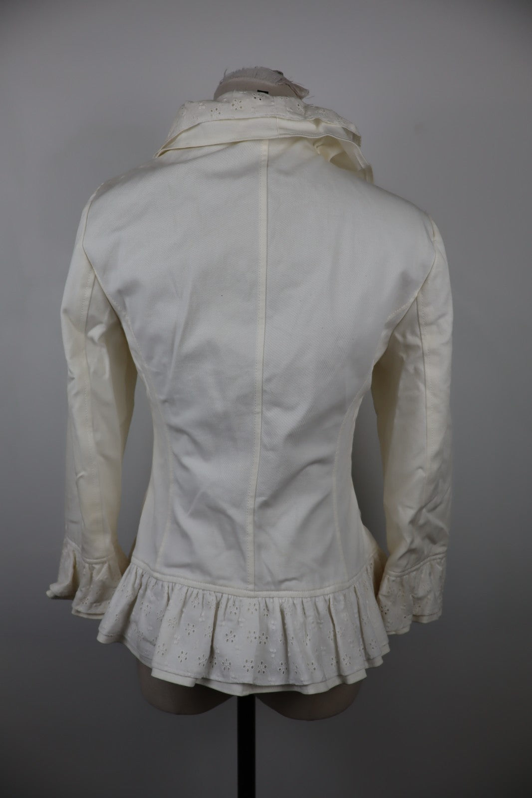 LUISA SPAGNOLI BLAZER GIACCA DONNA Tg 44 WOMAN CASUAL VINTAGE JACKET COTONE