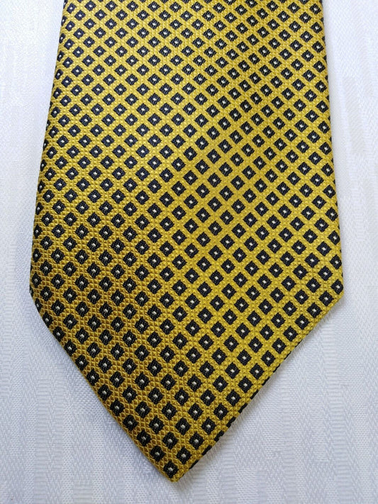LUIGI PANZANAPOLI 100%  SILK TIE SETA CRAVATTA NECKTIE MADE IN ITALY