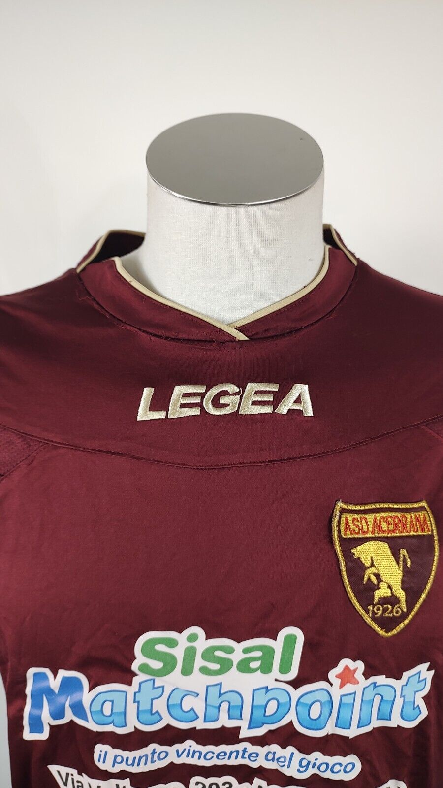 LEGEA ACERRANA N 15 MAGLIA CALCIO UOMO Tg L SOCCER JERSEY TRIKOT