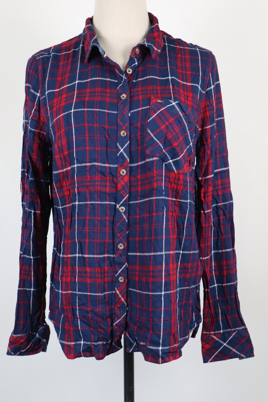 TOMMY HILFIGER CAMICIA  DONNA TG. L WOMAN SHIRT CASUAL VINTAGE