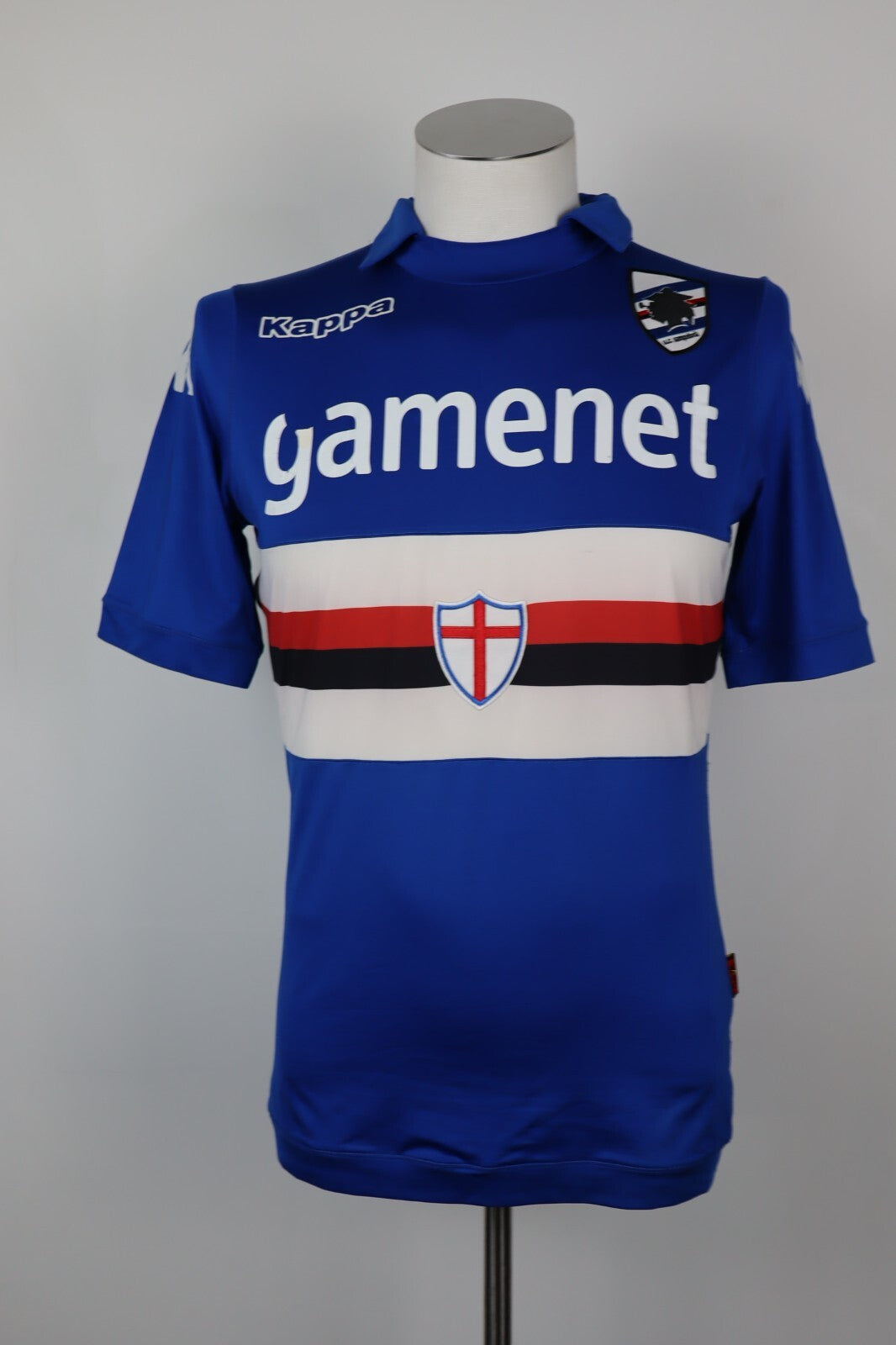 KAPPA SAMPDORIA MAGLIA CALCIO Tg S UOMO MAN T-SHIRT SOCCER SPORT GABBIADINI N 11