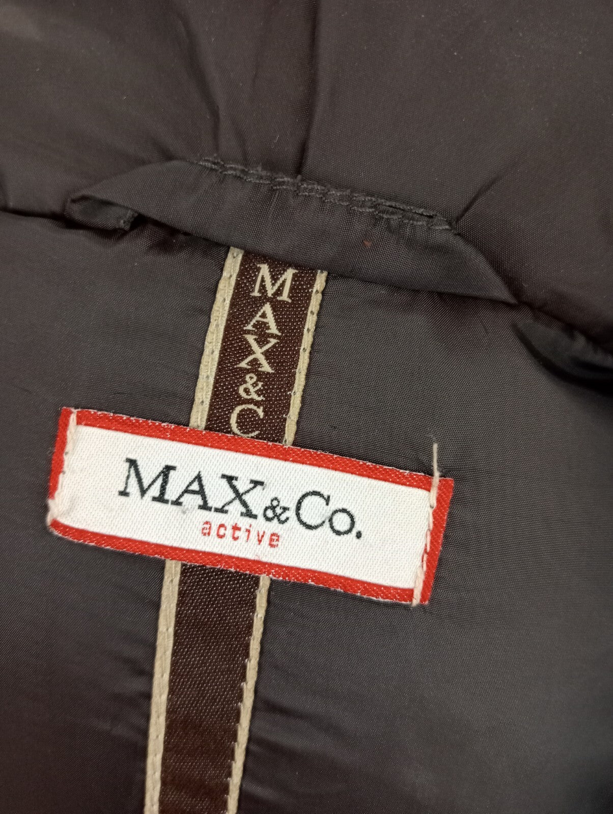 MAX & CO GIUBBINO SMANICATO GILET DONNA Tg. 42 WOMAN CASUAL JACKET VINTAGE ITALY