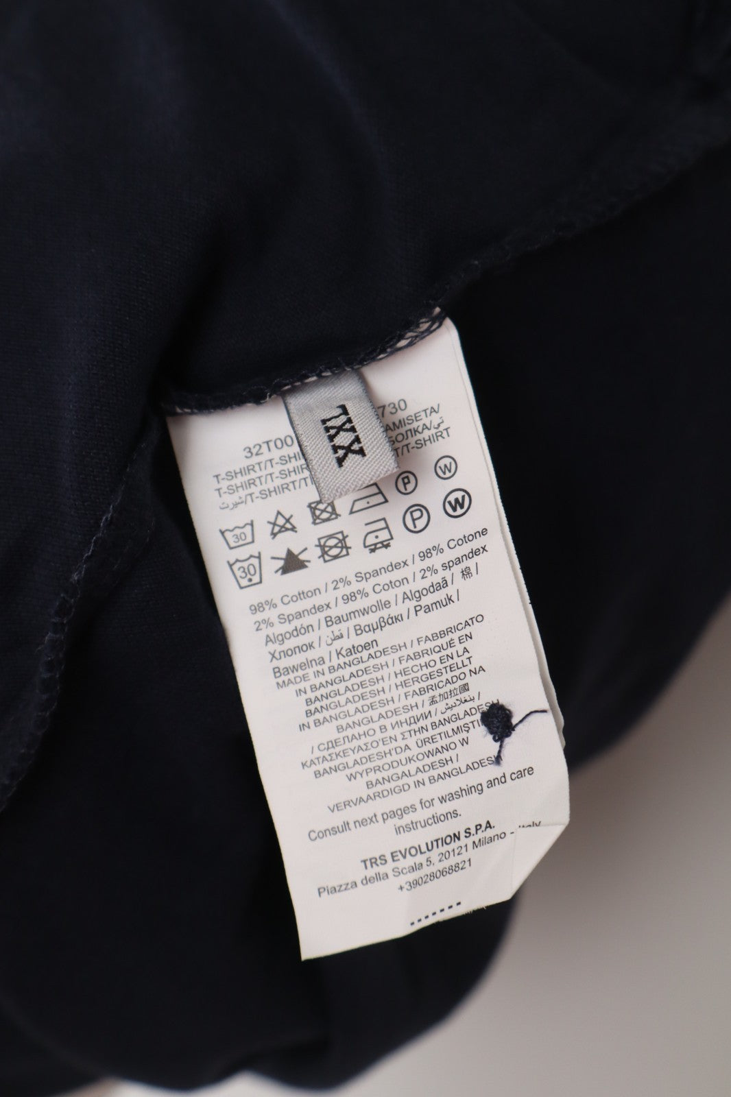 TRUSSARDI MAGLIA POLO UOMO COTONE TG. 2XL MAN CASUAL VINTAGE LOGO