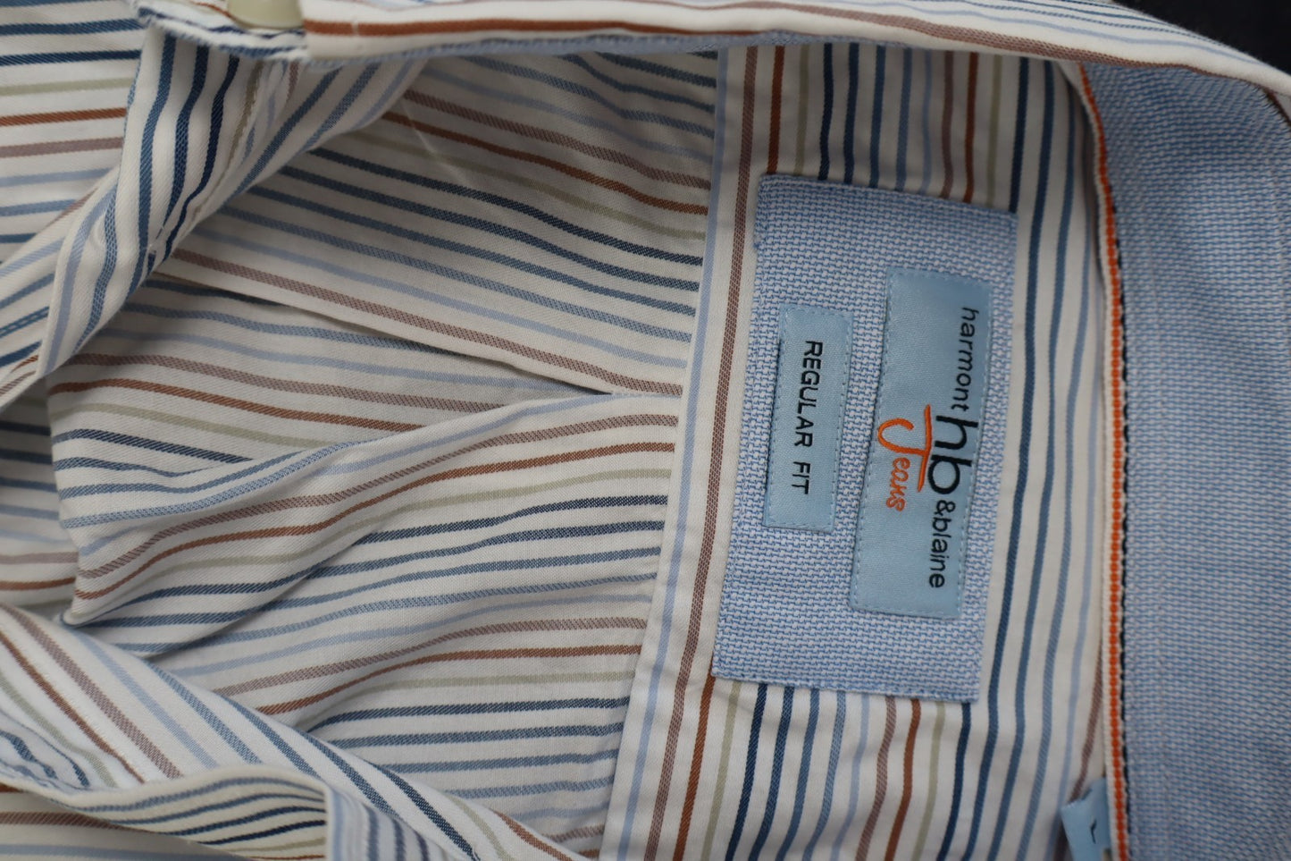 HARMONT & BLAINE CAMICIA COTONE SHIRT UOMO Tg L MAN VINTAGE CASUAL COTTON