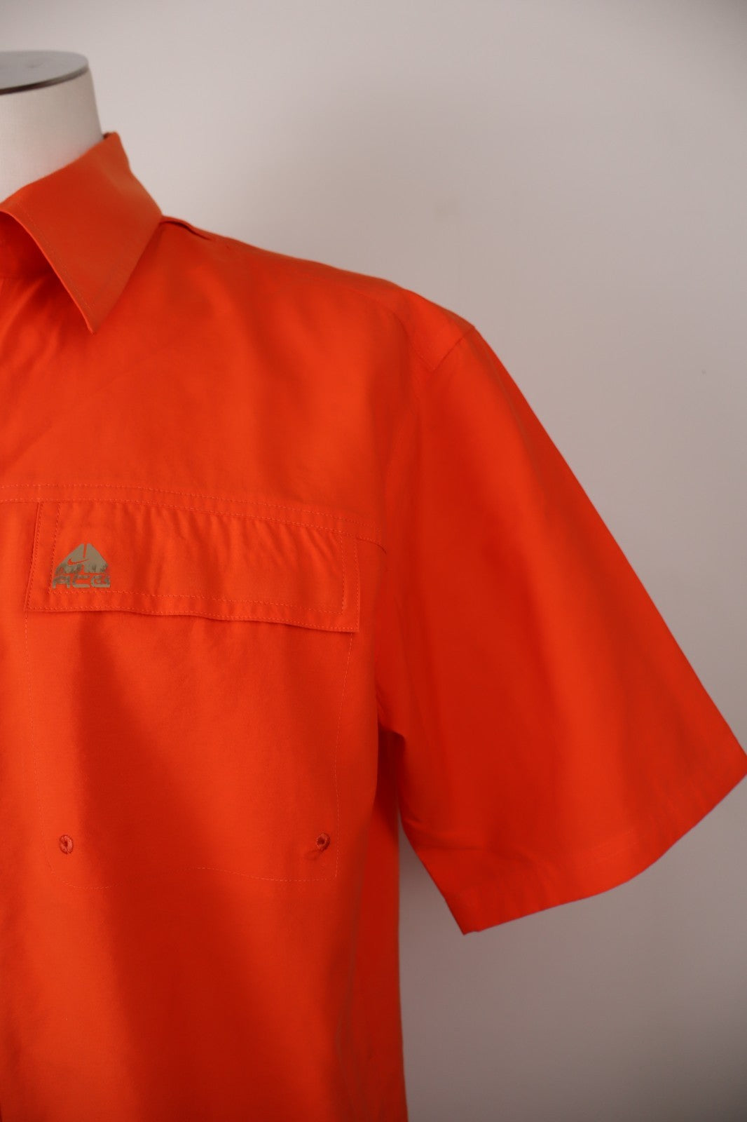 ADIDAS CAMICIA UOMO TG. M MAN CASUAL VINTAGE SHIRT COTONE COTTON TASCHE LOGO