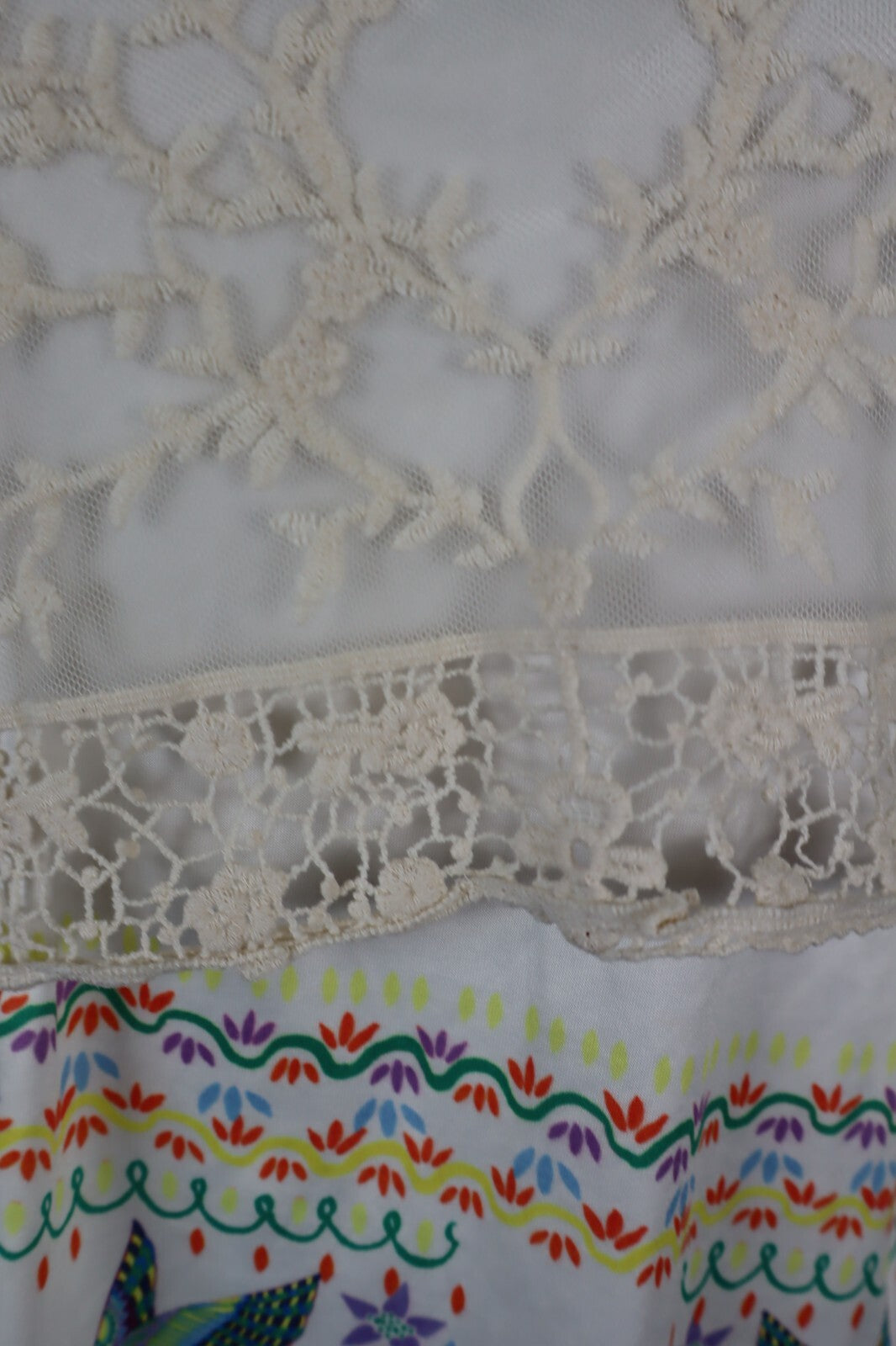 DESIGUAL MAGLIA DONNA TG. S WOMAN CASUAL VINTAGE T-SHIRT TOP REGOLABILE COTONE