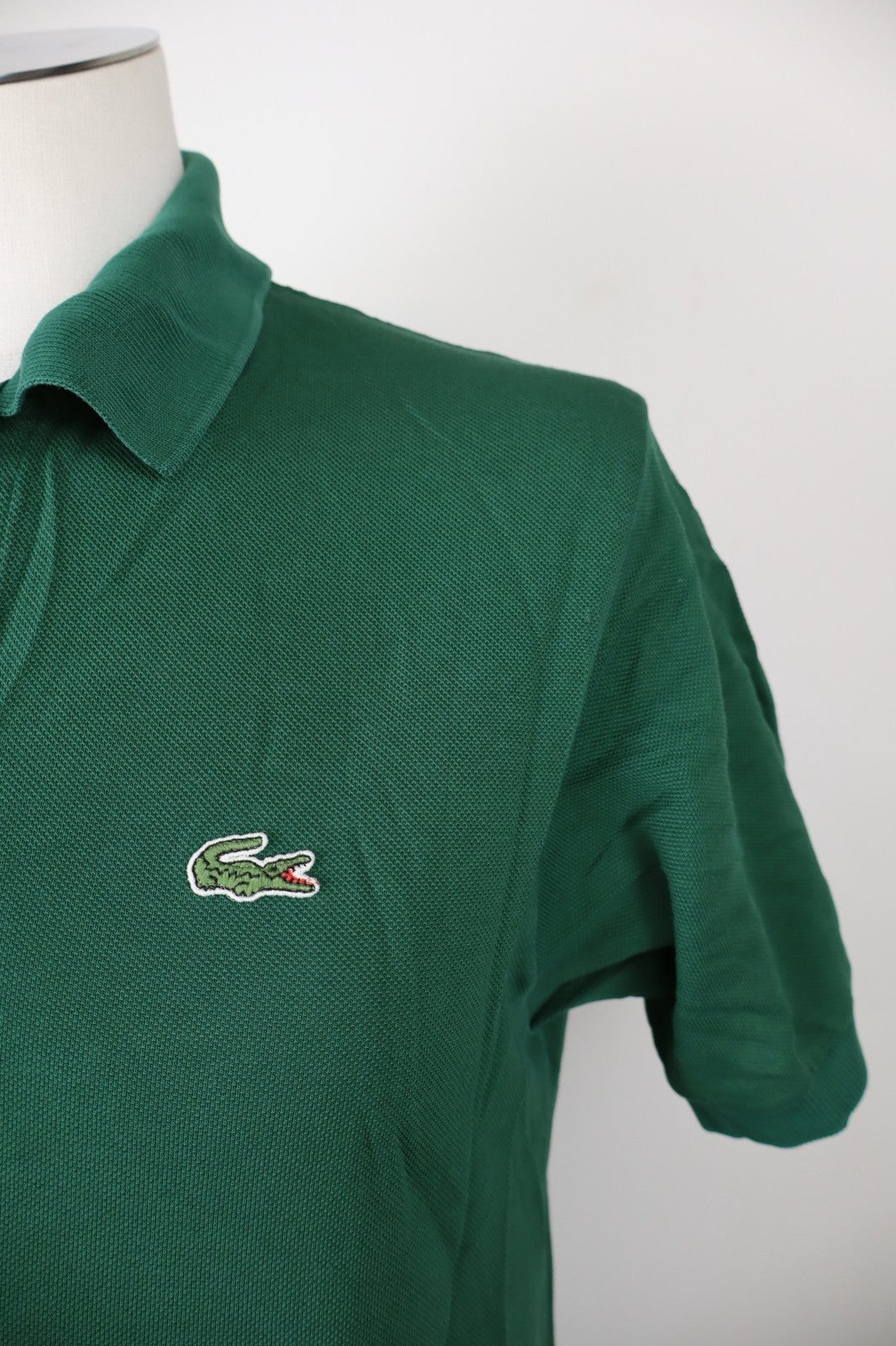 LACOSTE POLO MAGLIA UOMO COTONE TG. 4 MAN COTTON T-SHIRT CASUAL VINTAGE LOGO