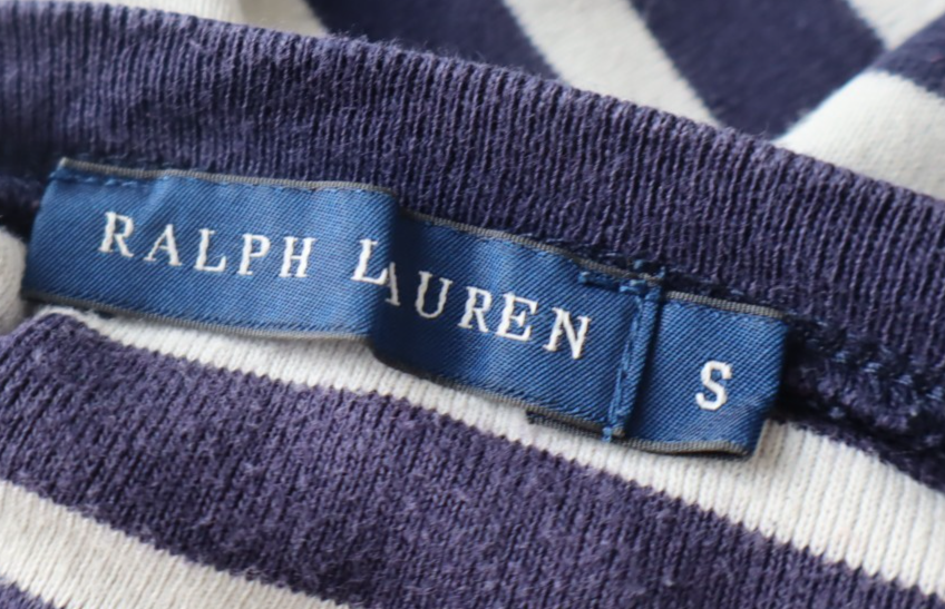 RALPH LAUREN MAGLIA DONNA TG. S WOMAN CASUAL VINTAGE T-SHIRT COTONE MANICA LUNGA