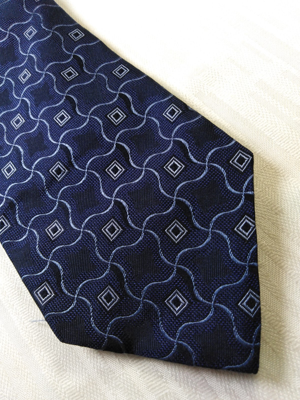 INTERNO 8 100% SILK TIE SETA CRAVATTA NECKTIE MADE IN ITALY VINTAGE CLASSIC TAG