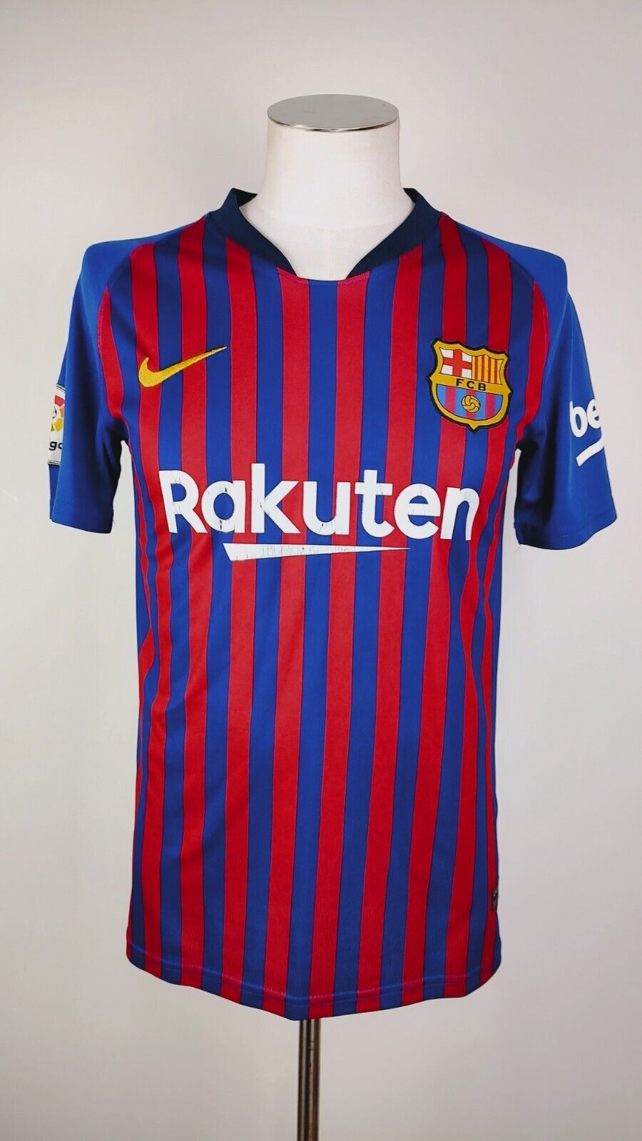 NIKE BARCELONA MAGLIA CALCIO 2018/19 UOMO Tg S SOCCER TRIKOT MAN JERSEY