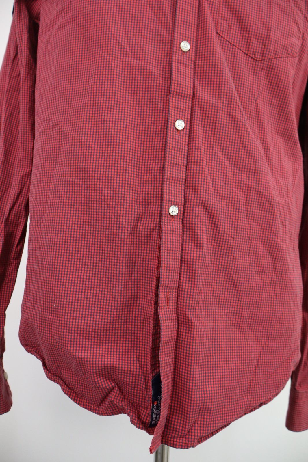 SUPERDRY CAMICIA COTONE SHIRT UOMO Tg M MAN VINTAGE CASUAL COTTON