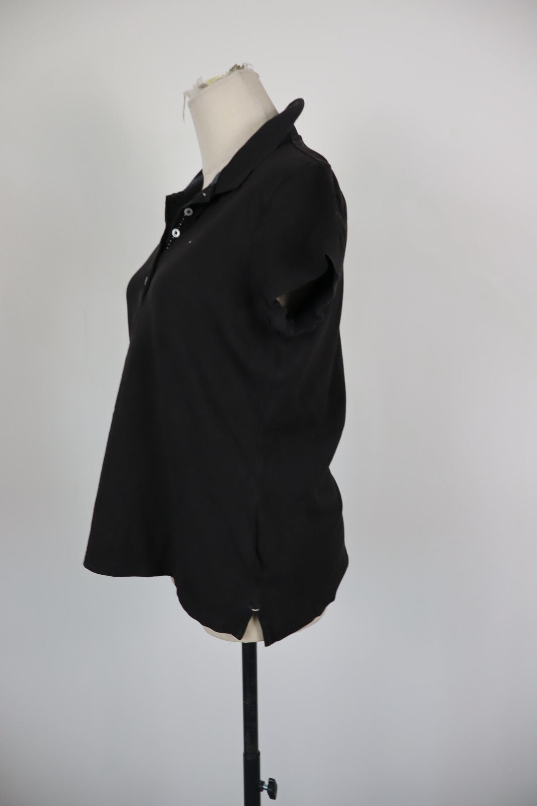 TOMMY HILFIGER POLO MAGLIA T-SHIRT DONNA COTONE TG L WOMAN CASUAL VINTAGE SLIM