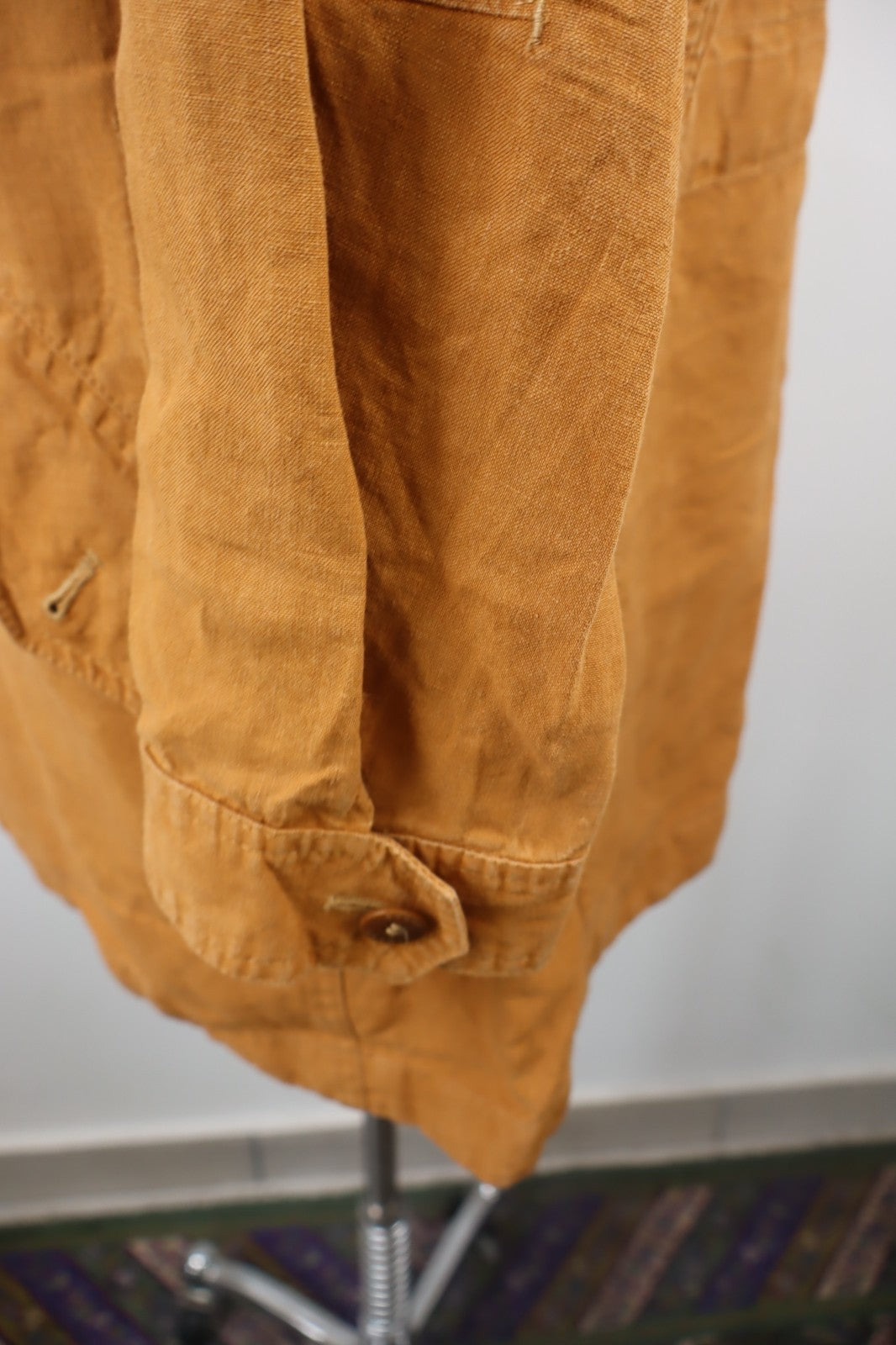 BUGATTI GIUBBINO UOMO TG 50 MAN VINTAGE CASUAL JACKET LINO FLAX