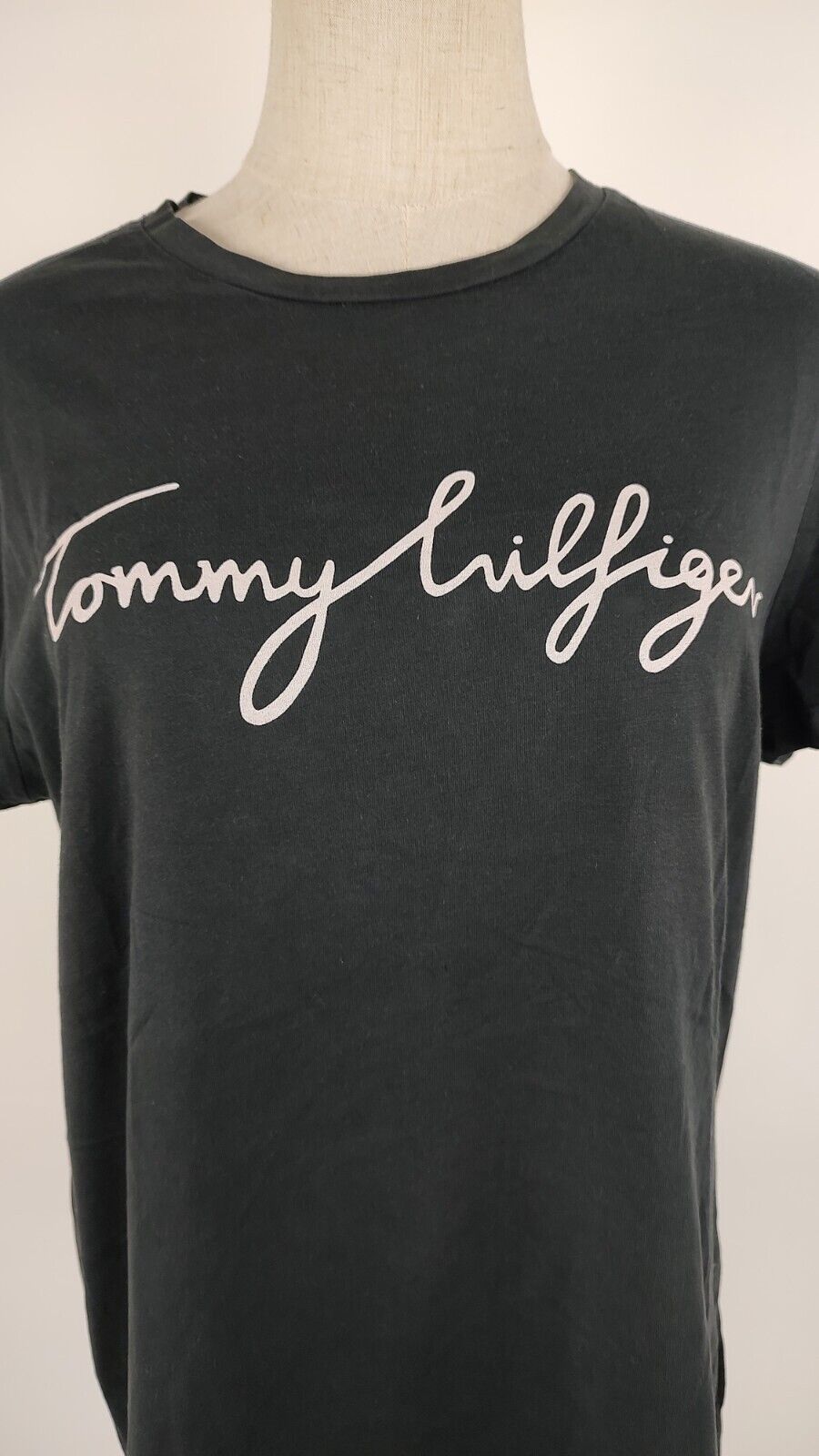 TOMMY HILFIGER MAGLIA COTONE DONNA TG. XL WOMAN CASUAL VINTAGE T-SHIRT