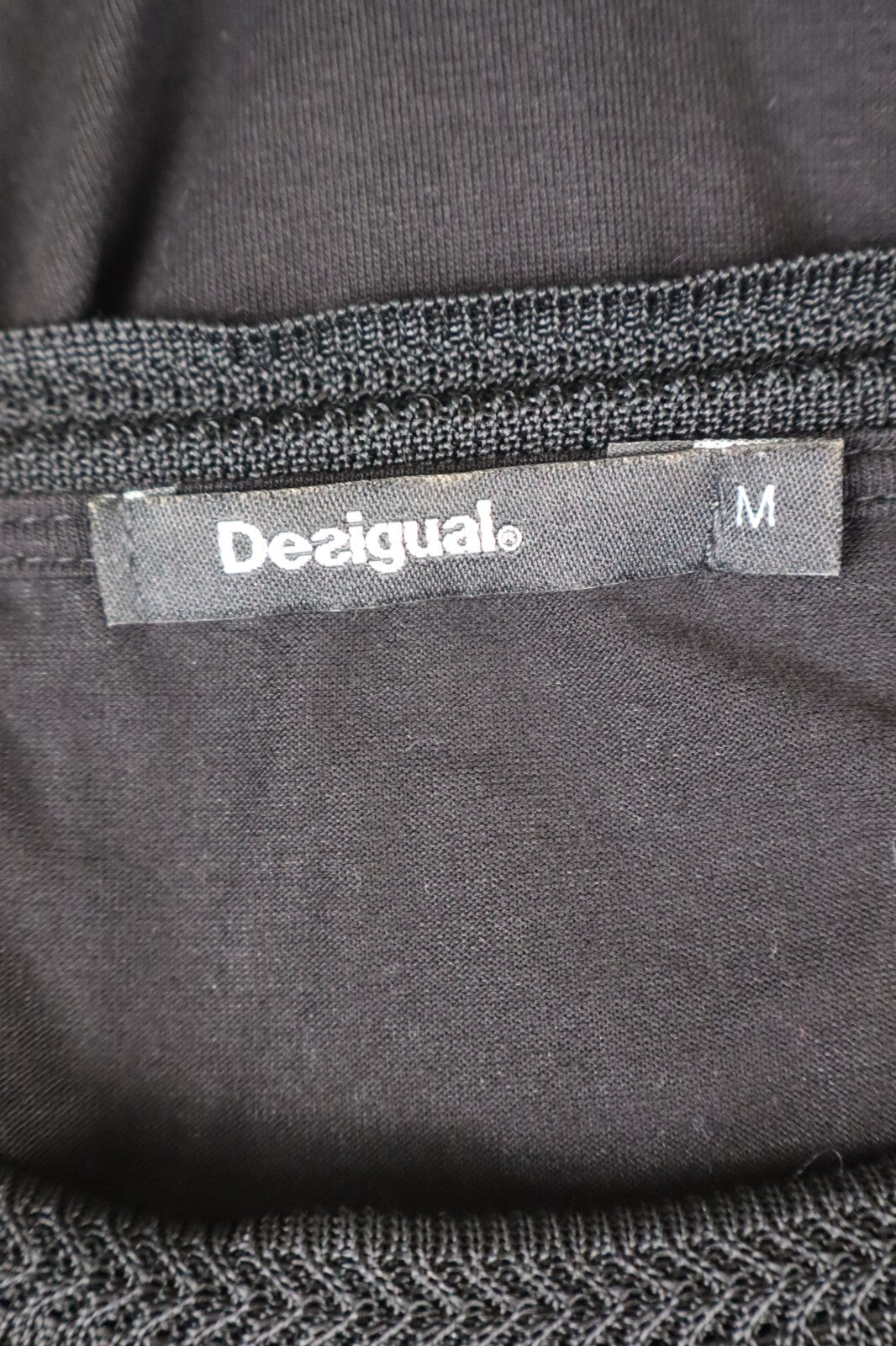 DESIGUAL VESTITO ABITO DONNA TG. M WOMAN CASUAL VINTAGE DRESS