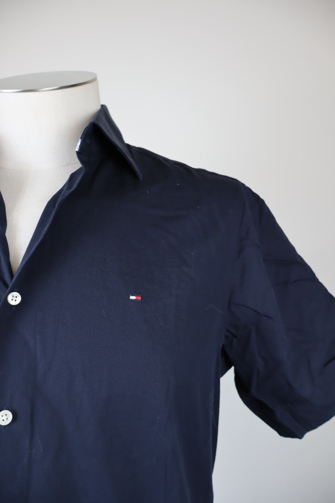 TOMMY HILFIGER CAMICIA UOMO COTONE TG. 38 15 MAN CASUAL VINTAGE SHIRT COTTON