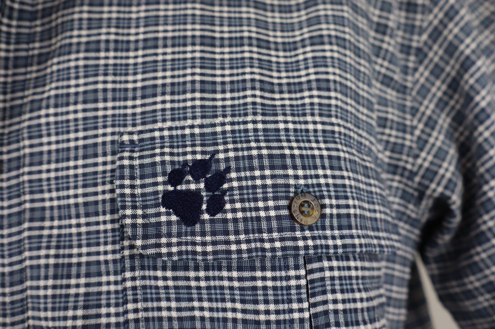 JACK WOLFSKIN CAMICIA UOMO TG. S MAN CASUAL VINTAGE  SHIRT