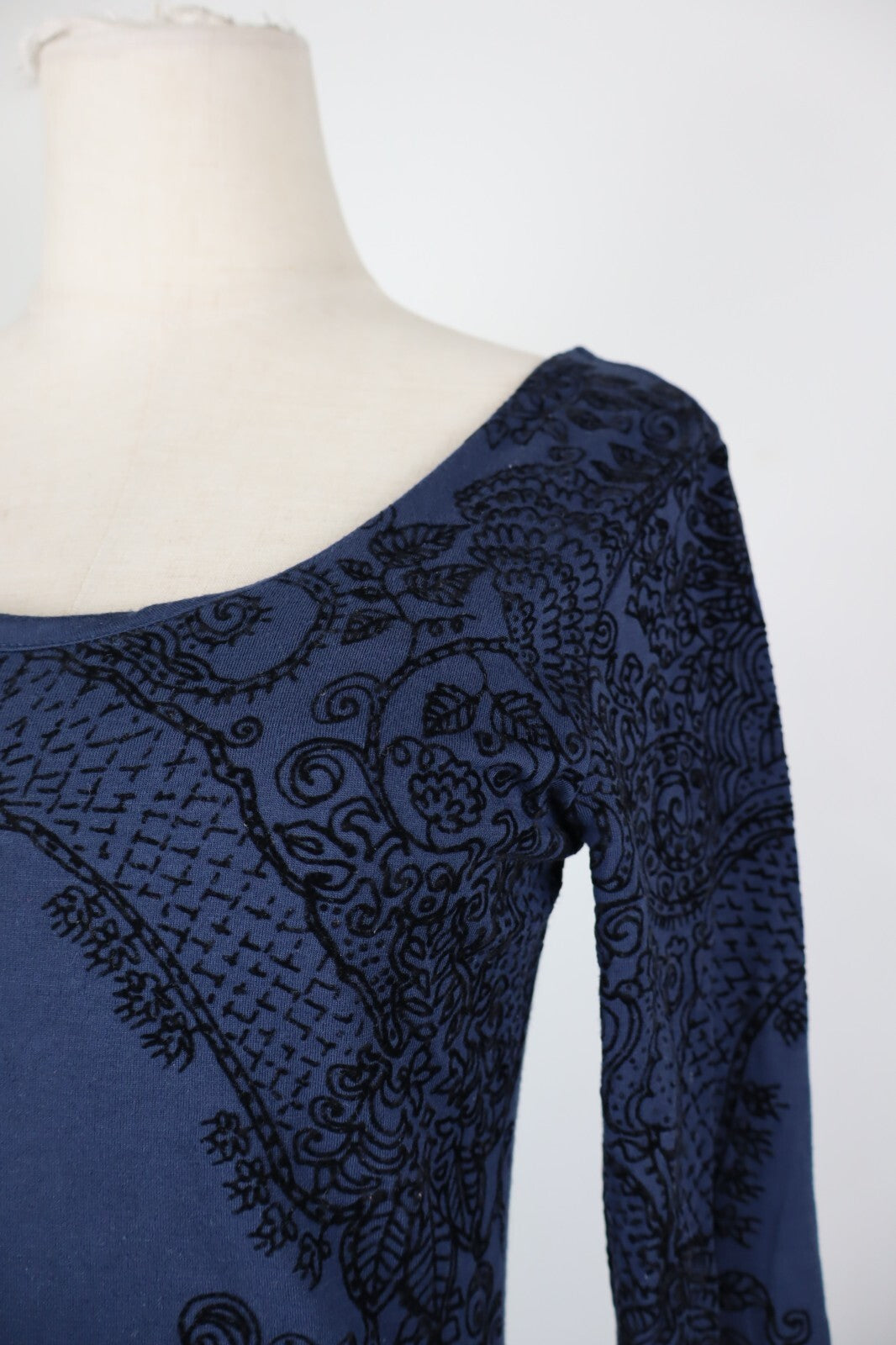 DESIGUAL VESTITO ABITO DONNA TG. XS WOMAN CASUAL VINTAGE DRESS