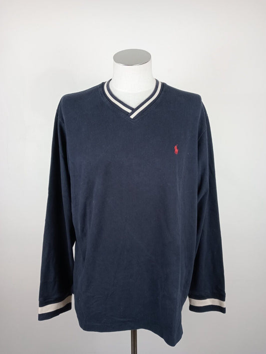 POLO RALPH LAUREN FELPA UOMO XL MAN SWEATSHIRT COTONE COTTON CASUAL VINTAGE