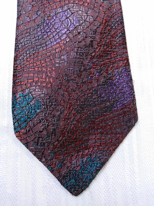 LUCIANO SOPRANI 100% SILK TIE SETA CRAVATTA NECKTIE MADE IN ITALY
