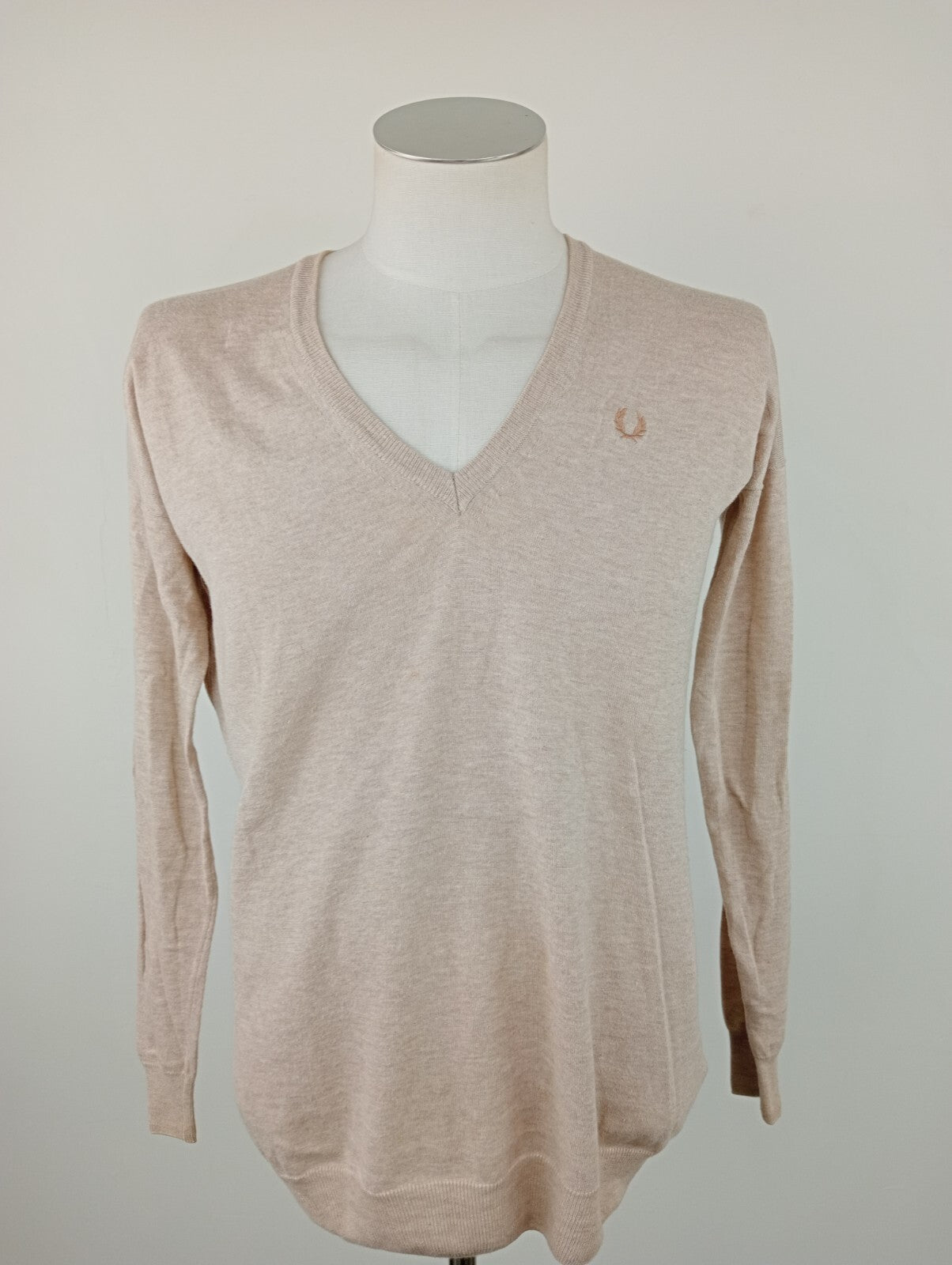 FRED PERRY MAGLIONE COTONE COTTON UOMO S MAN SWEATER CASUAL VINTAGE ITALY