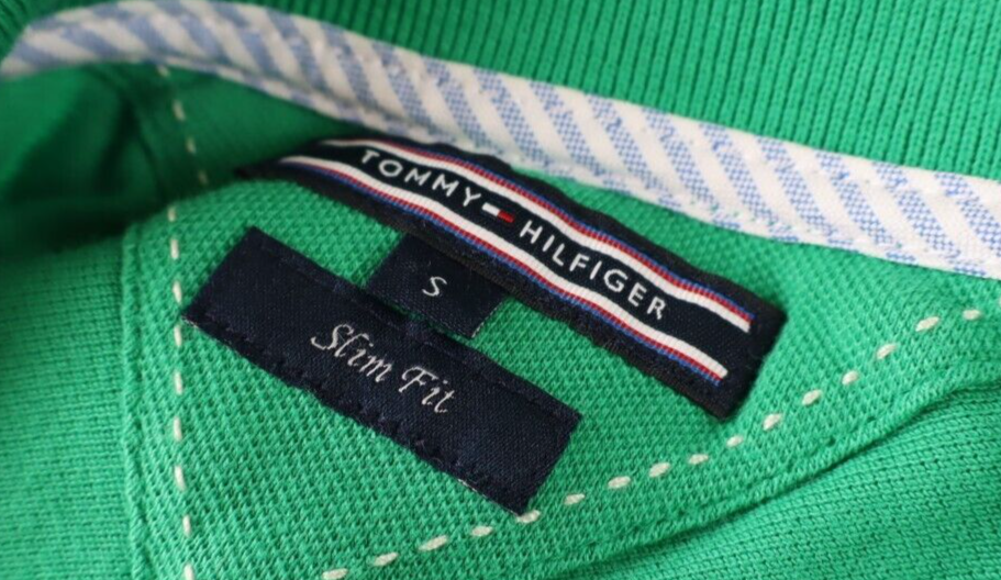 TOMMY HILFIGER MAGLIA POLO DONNA TG S SLIM FIT WOMAN CASUAL VINTAGE TOP T-SHIRT