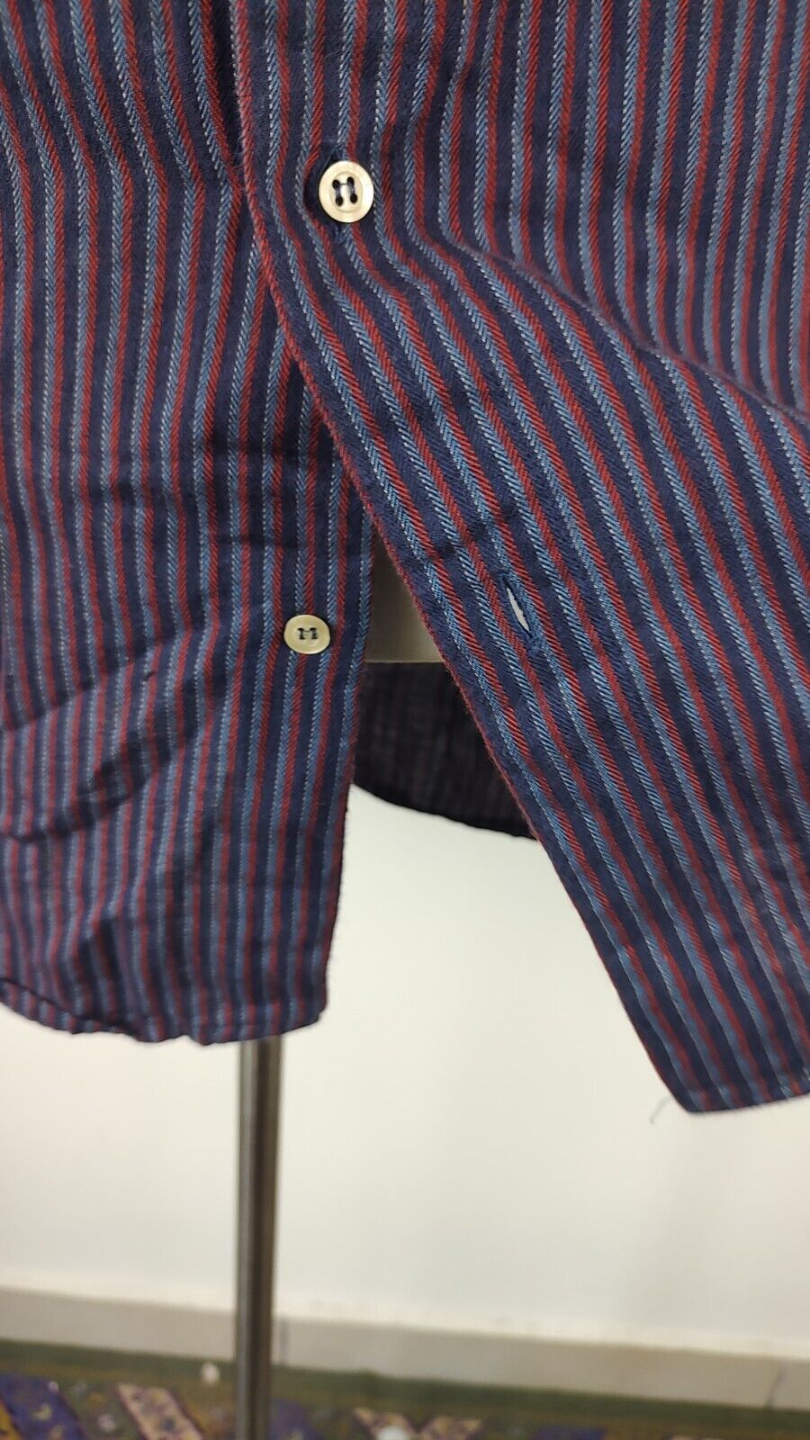 WRANGLER CAMICIA UOMO TG. 40 CM / 16 MAN CASUAL VINTAGE SHIRT COTONE