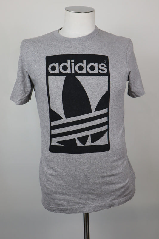 ADIDAS 3 STRIPES MAGLIA SPORTIVA  T-SHIRT UOMO Tg XS CASUAL VINTAGE COTONE